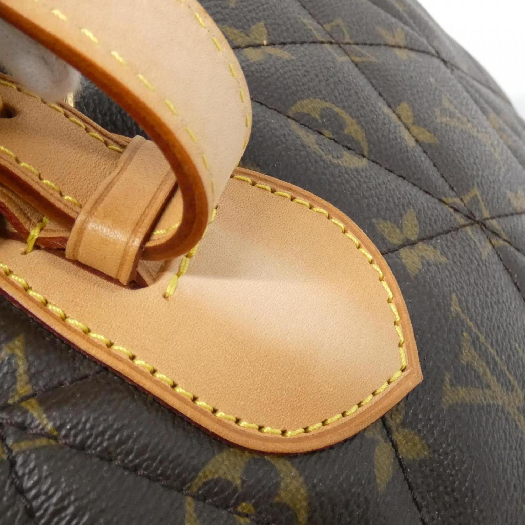 Louis Vuitton Marron Coated Canvas Handbag (Pre-Owned)