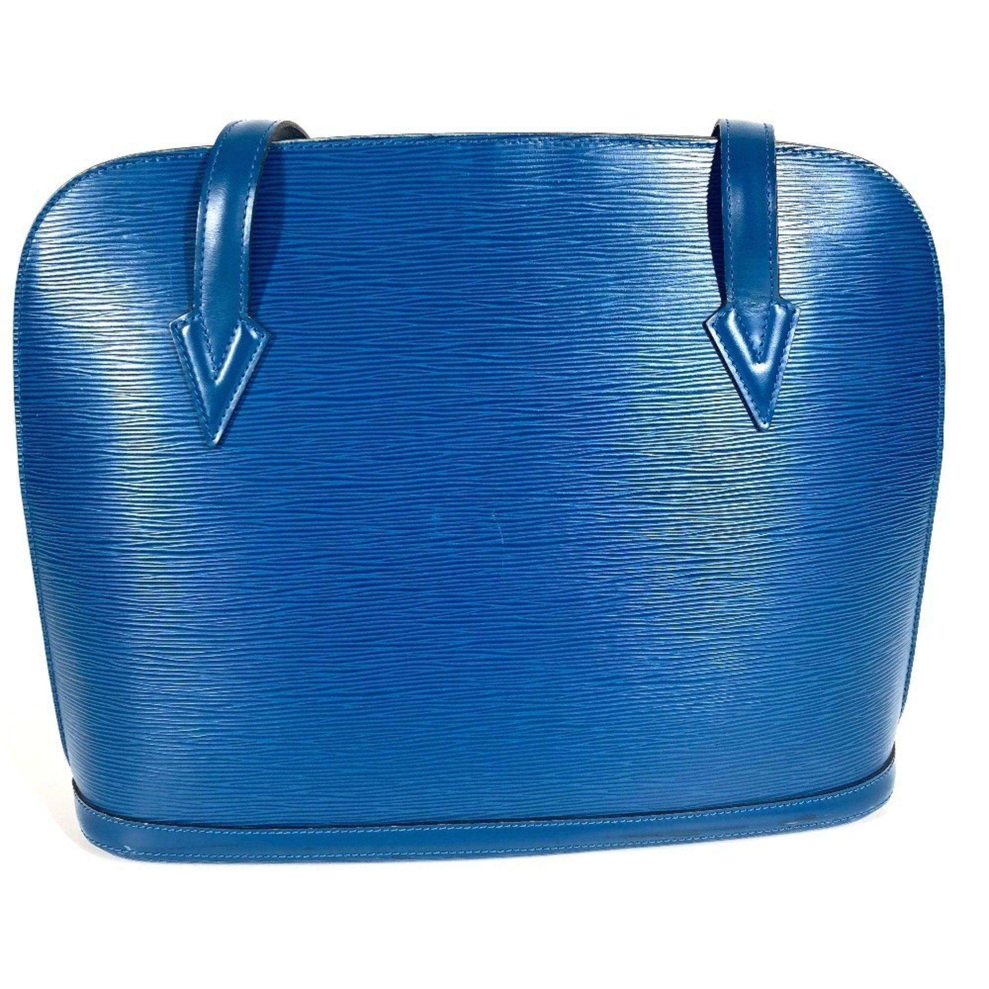 Louis Vuitton Blue Toledo Blue Epi Leather Shoulder Bag Tote Bag (Pre-Owned)