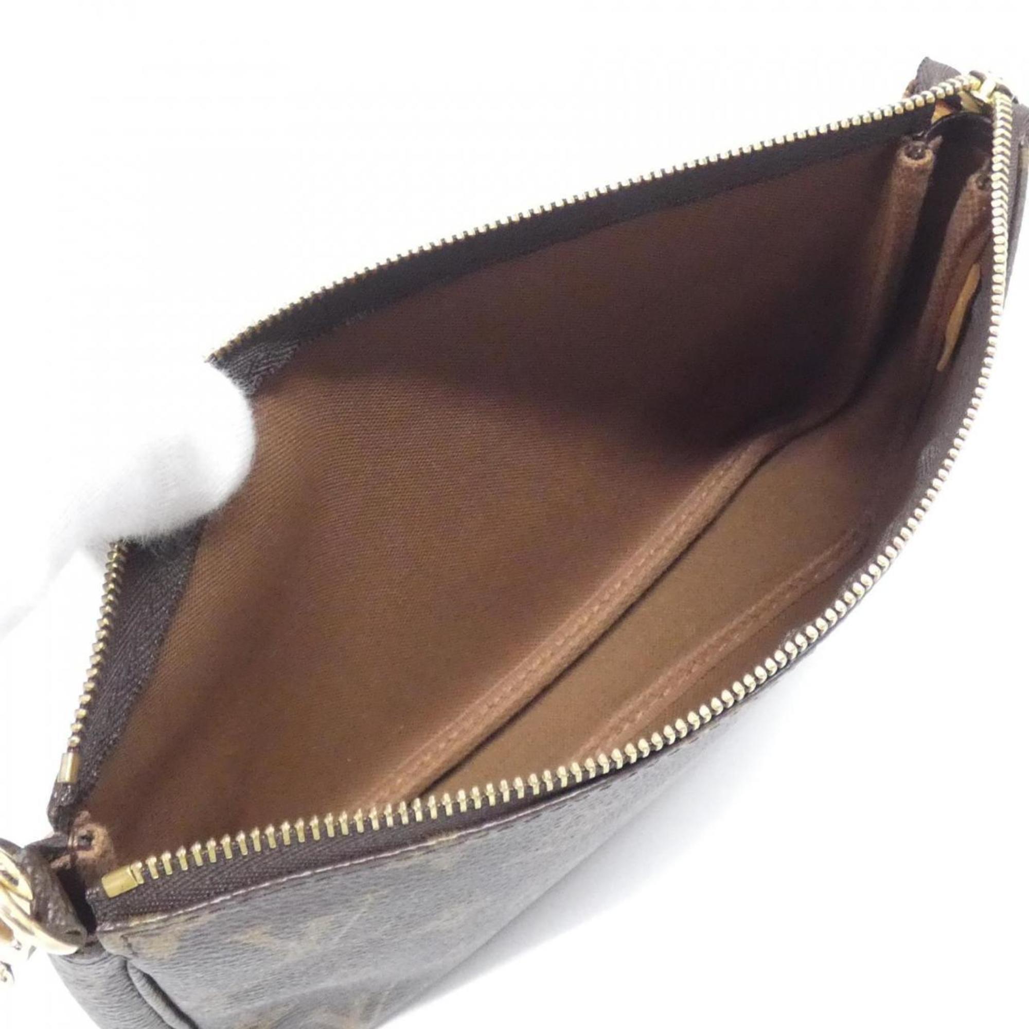 Louis Vuitton Brown Monogram Panda Coated Canvas Pochette Pouch (Pre-Owned)
