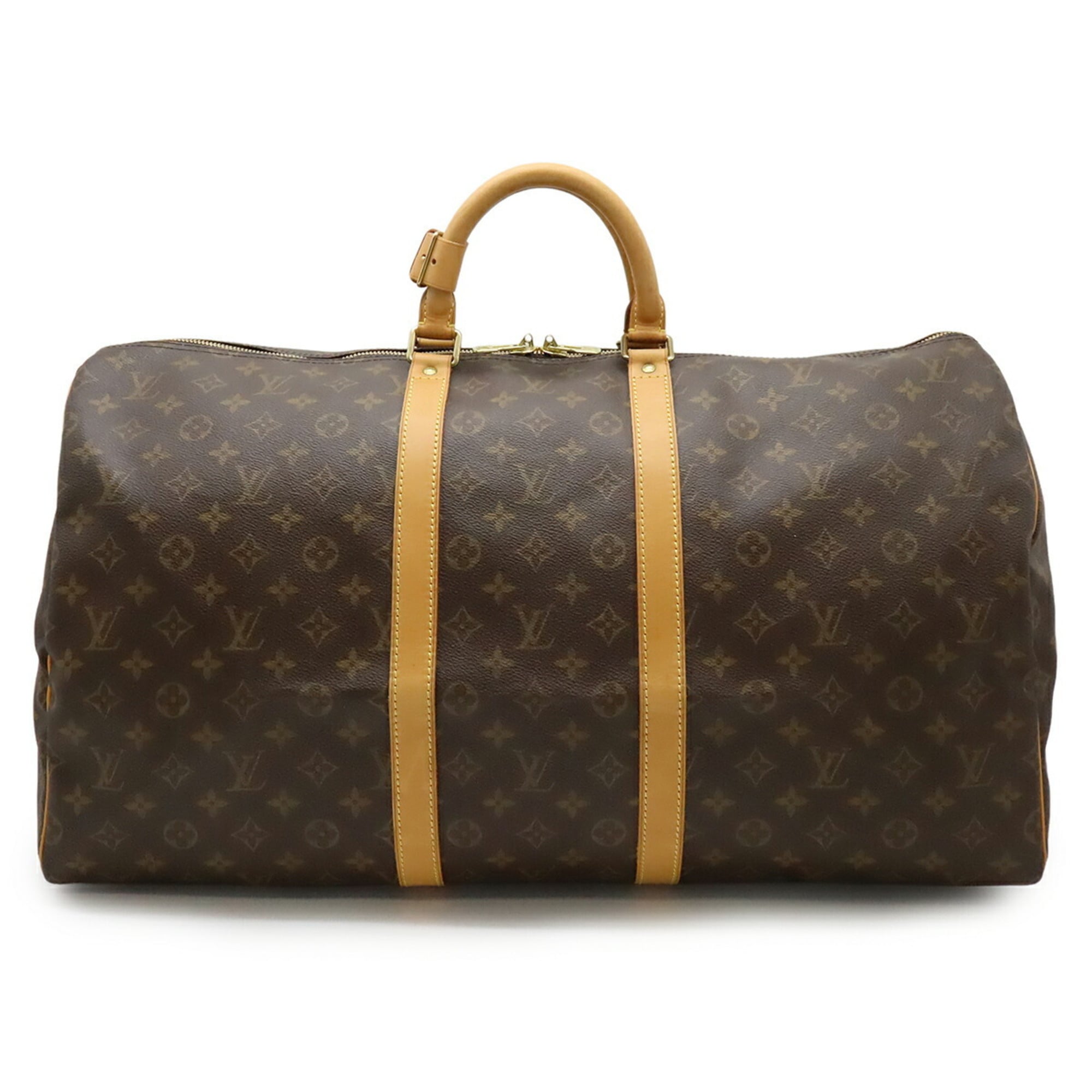 Louis Vuitton Brown Monogram Canvas Boston Bag Handbag (Pre-Owned)