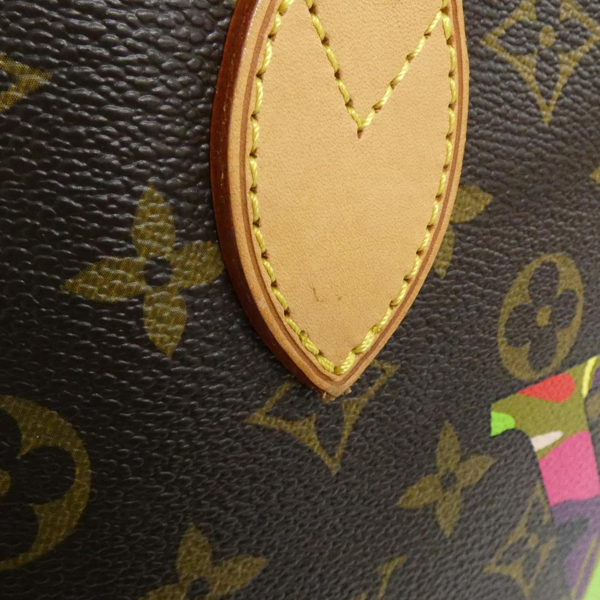 Louis Vuitton Brown Coated Canvas Handbag (Pre-Owned)