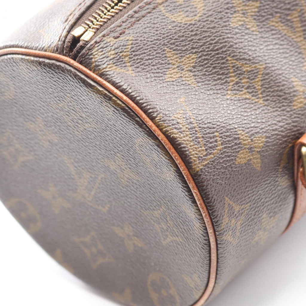 Louis Vuitton Brown Monogram Coated Canvas Leather Handbag (Pre-Owned)