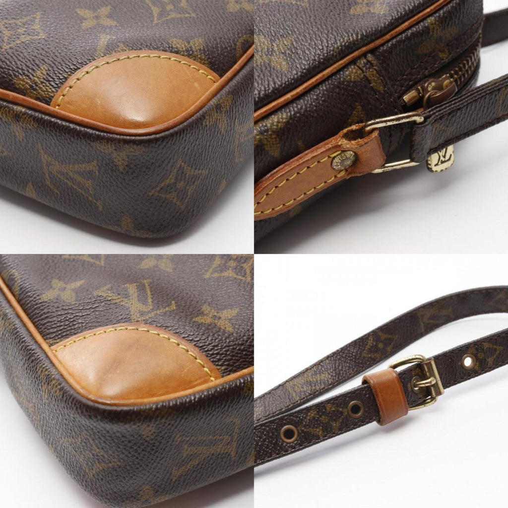 Louis Vuitton Brown Pvc Coated Canvas Leather Shoulder Bag (Pre-Owned)