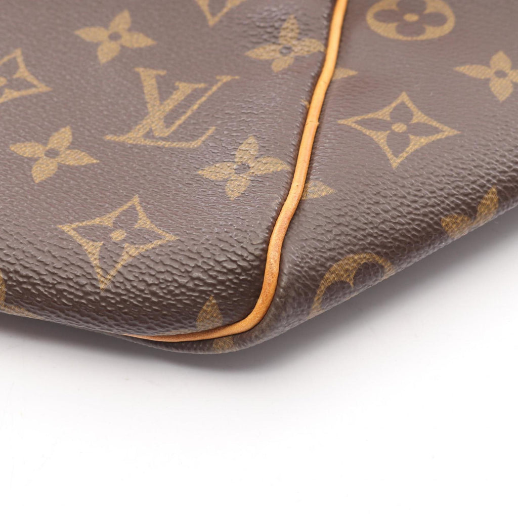 Louis Vuitton Brown Monogram Coated Canvas Leather Boston Bag (Pre-Owned)
