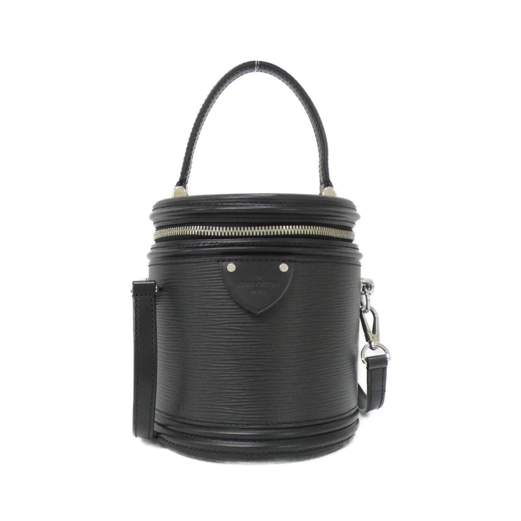 Louis Vuitton Black Leather Handbag (Pre-Owned)