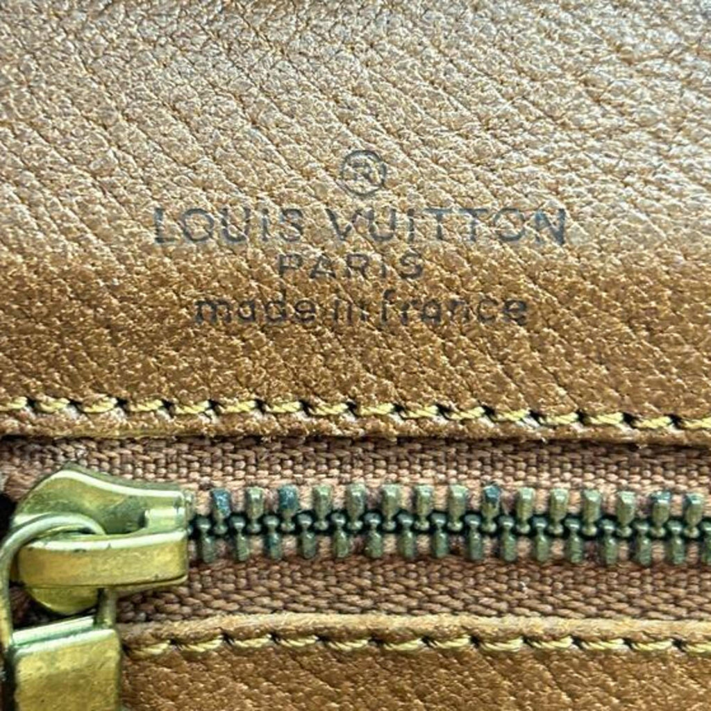 Louis Vuitton Monogram Brown Leather Tote Bag (Pre-Owned)
