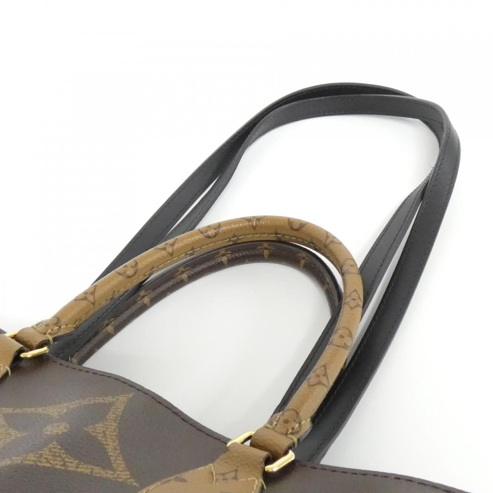 Louis Vuitton Marron Coated Canvas Handbag (Pre-Owned)