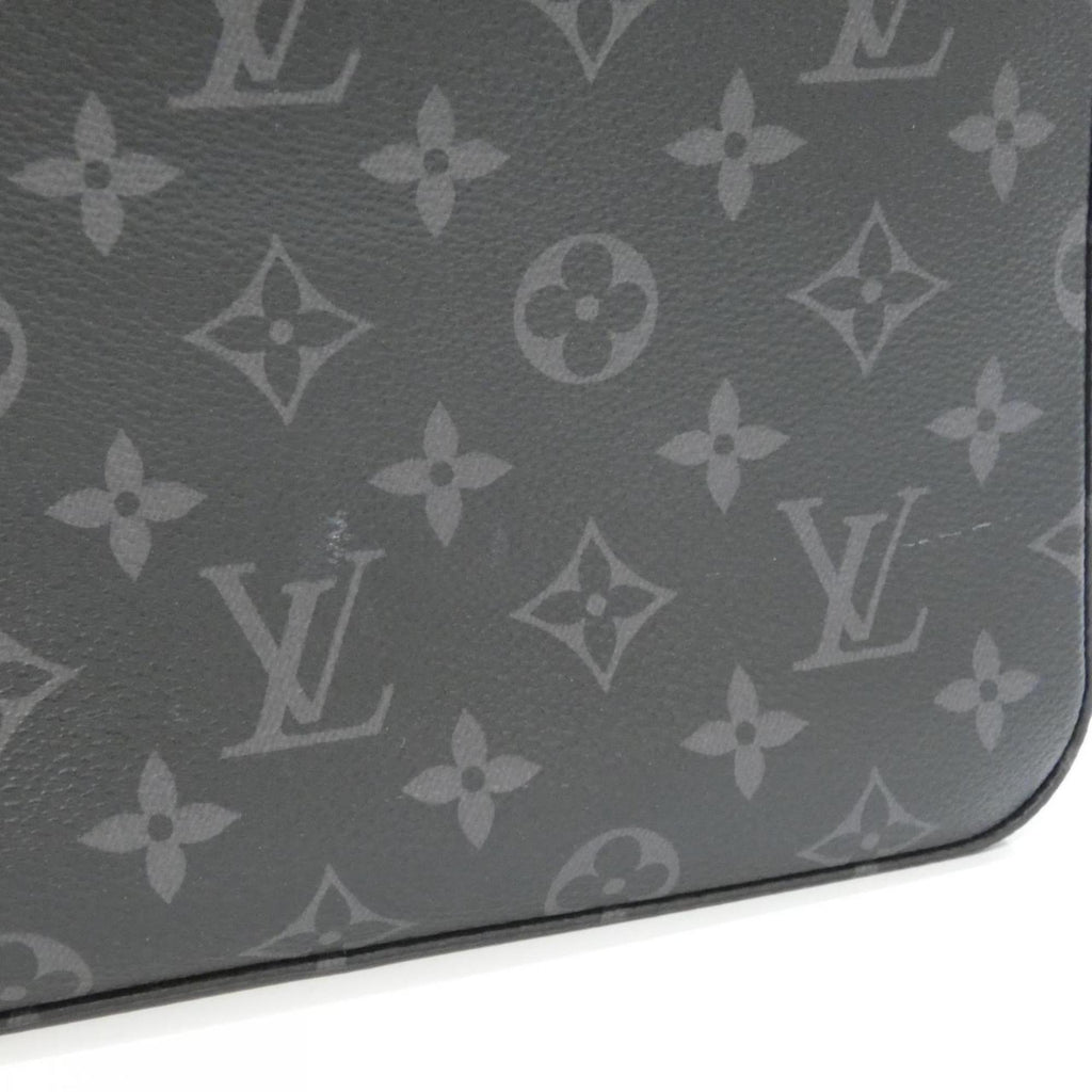 Louis Vuitton Black Coated Canvas Shoulder Bag (Pre-Owned)