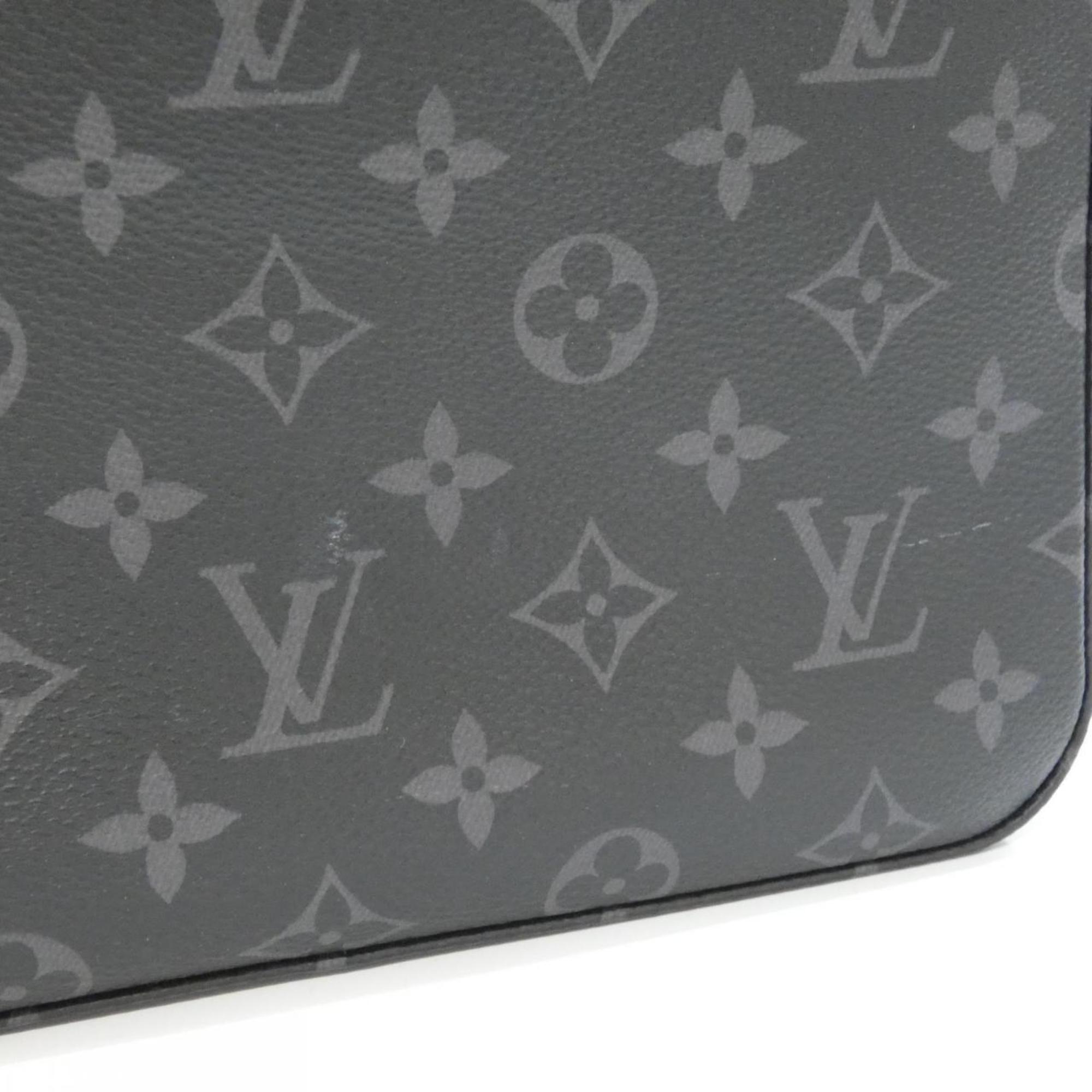 Louis Vuitton Black Coated Canvas Shoulder Bag (Pre-Owned)
