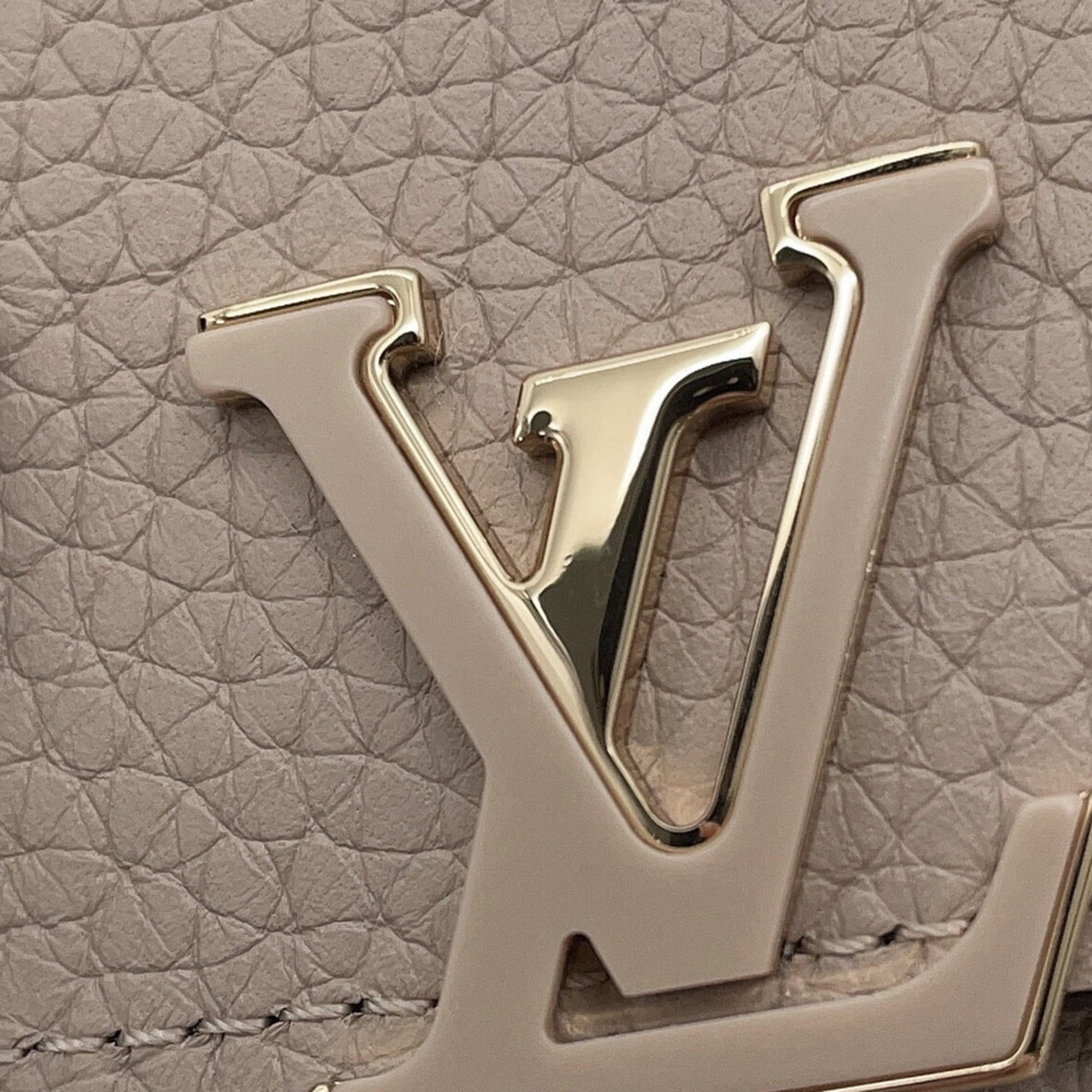 Louis Vuitton Galle Leather Wallet (Tri-Fold) (Pre-Owned)