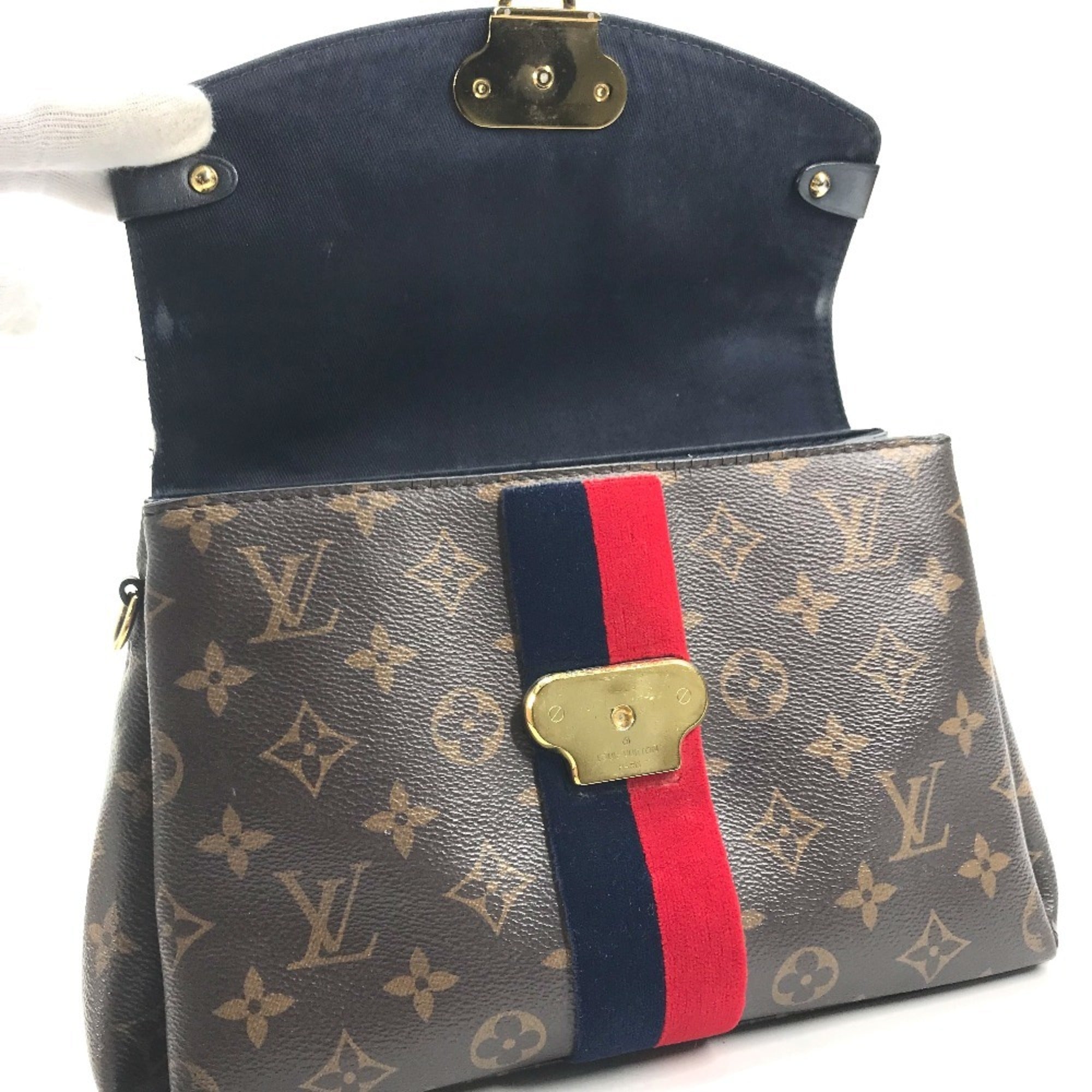 Louis Vuitton Brown Monogram Monogram Handbag Shoulder Bag Tote Bag (Pre-Owned)