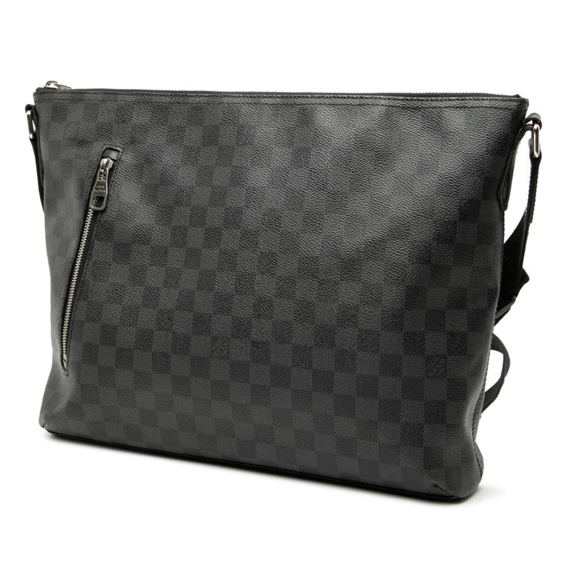 Louis Vuitton Black Pvc Leather Shoulder Bag (Pre-Owned)