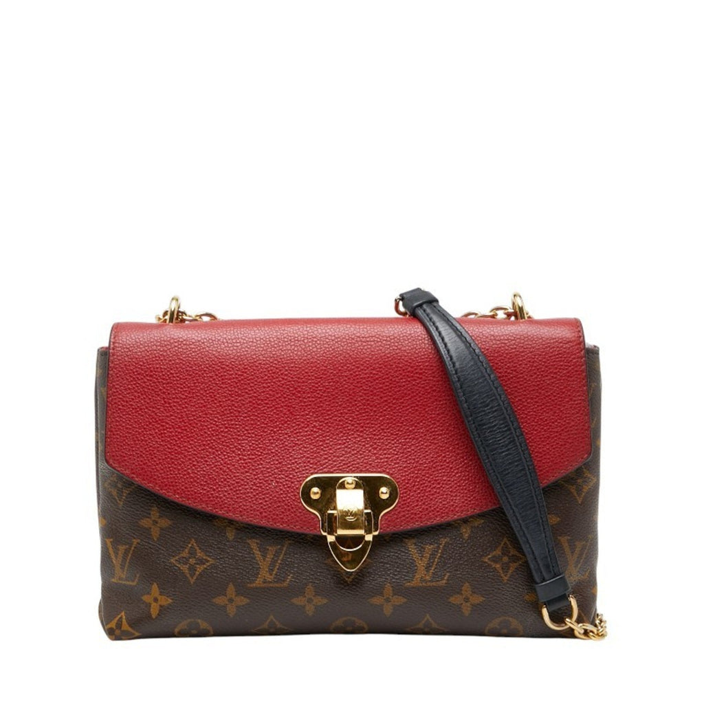Louis Vuitton Brown Cerise Red Color Pvc Leather Shoulder Bag (Pre-Owned)