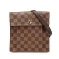 Louis Vuitton Brown Pvc Leather Pochette Shoulder Bag (Pre-Owned)