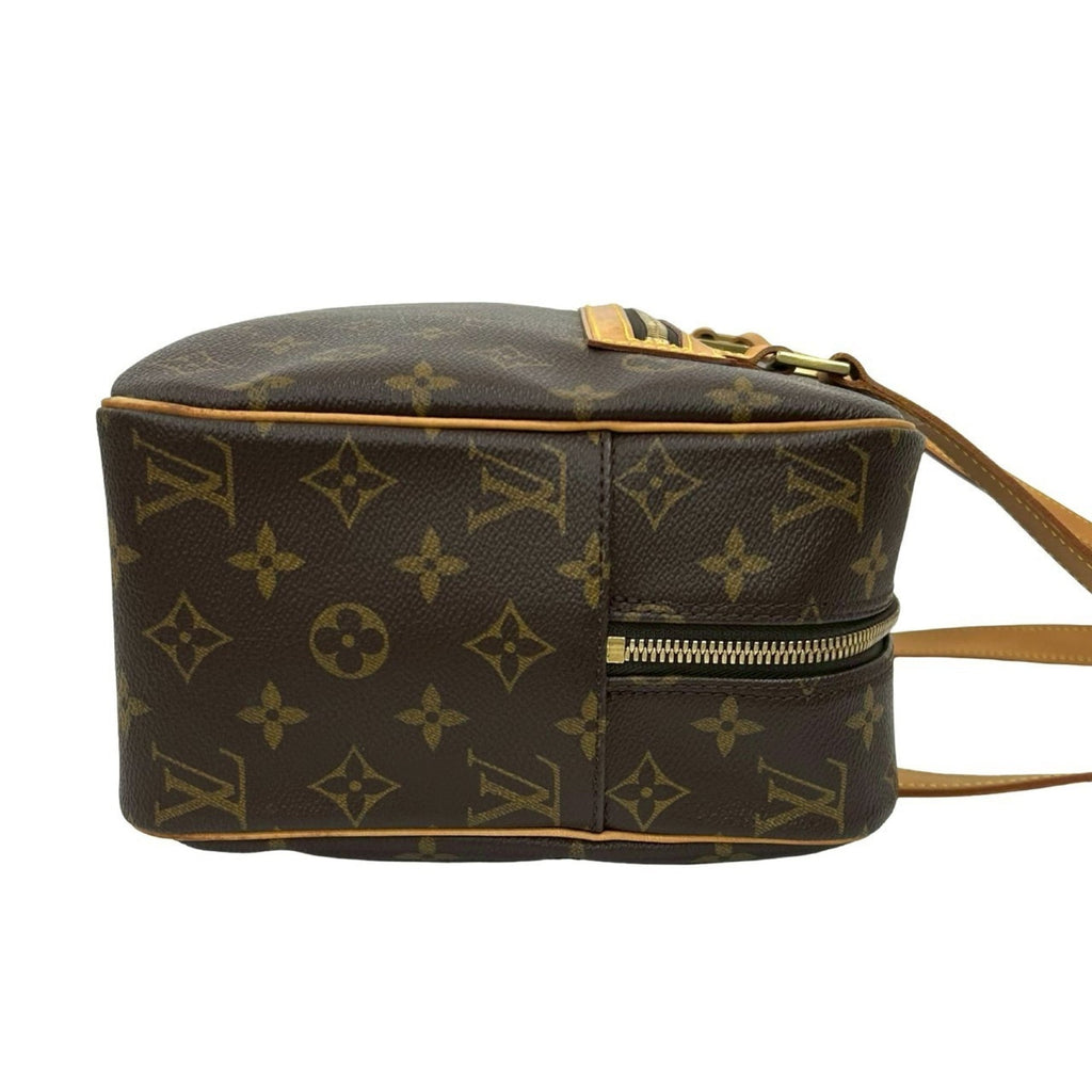 Louis Vuitton Brown Leather Pvc Shoulder Bag Tote Bag (Pre-Owned)