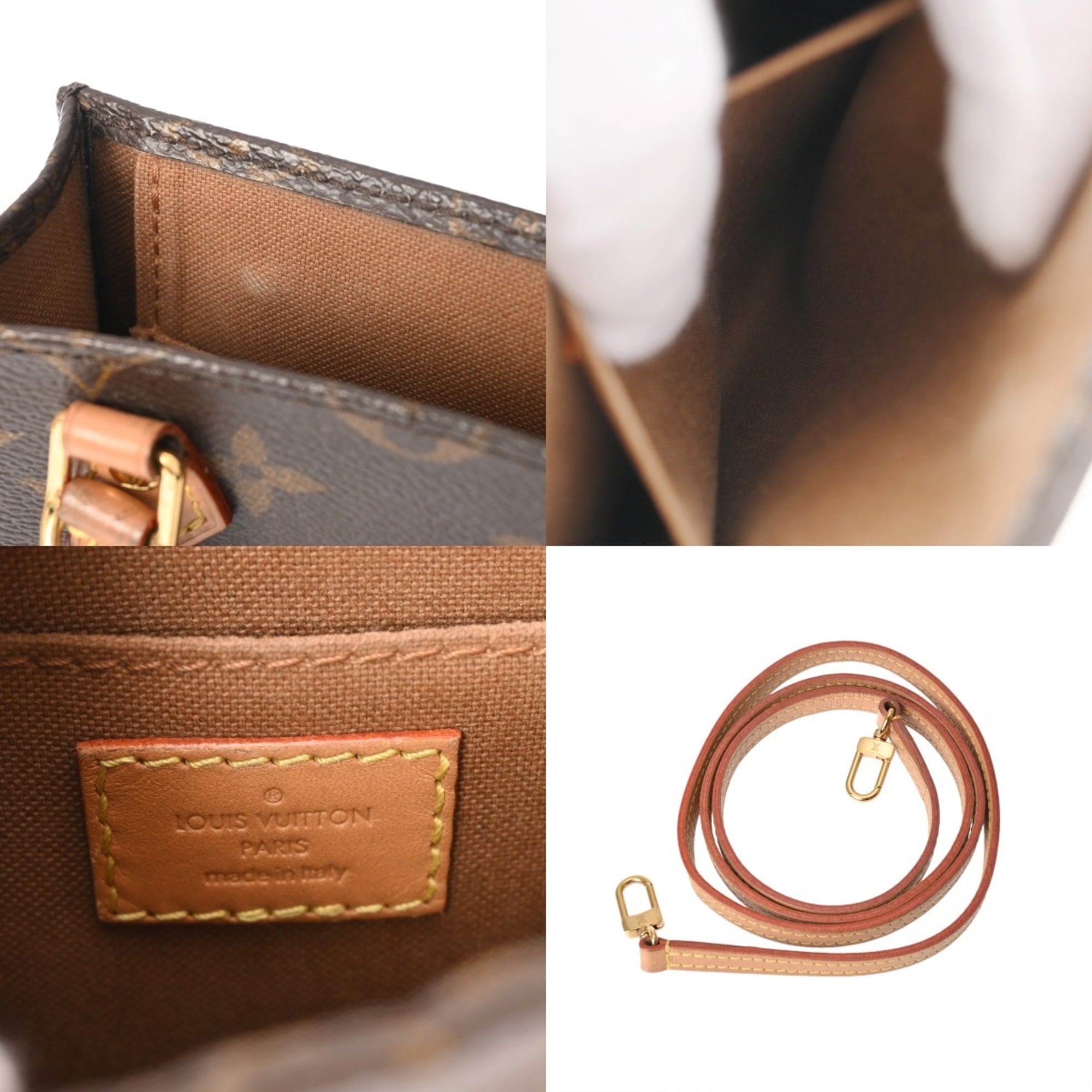 Louis Vuitton Brown Monogram Canvas Handbag (Pre-Owned)