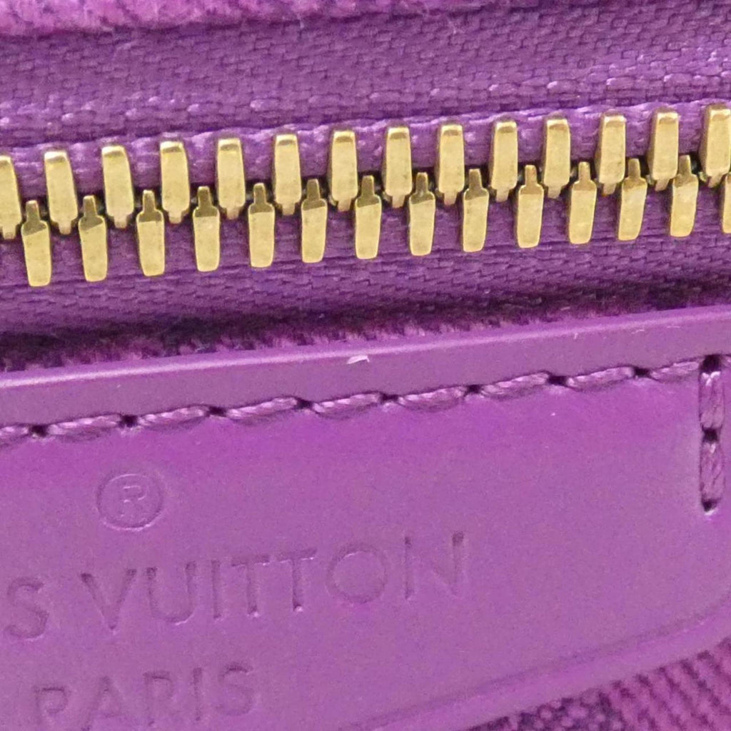 Louis Vuitton Purple Denim Canvas Shoulder Bag (Pre-Owned)