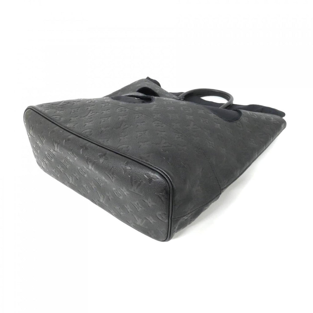 Louis Vuitton Black Leather Handbag (Pre-Owned)