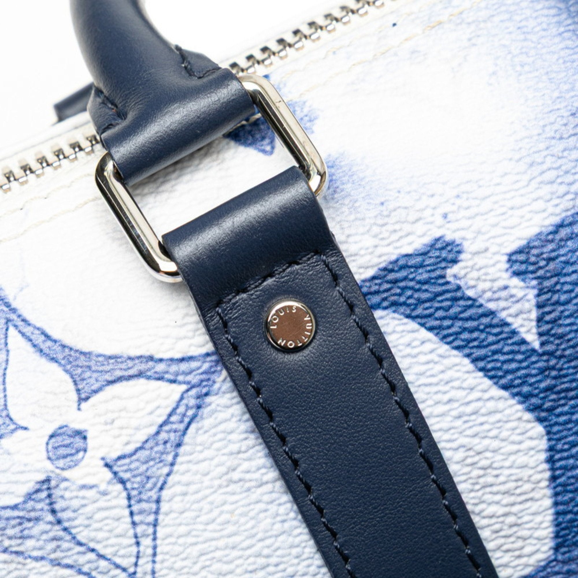 Louis Vuitton Monogram Watercolor Blue White Pvc Leather Handbag Shoulder Bag (Pre-Owned)