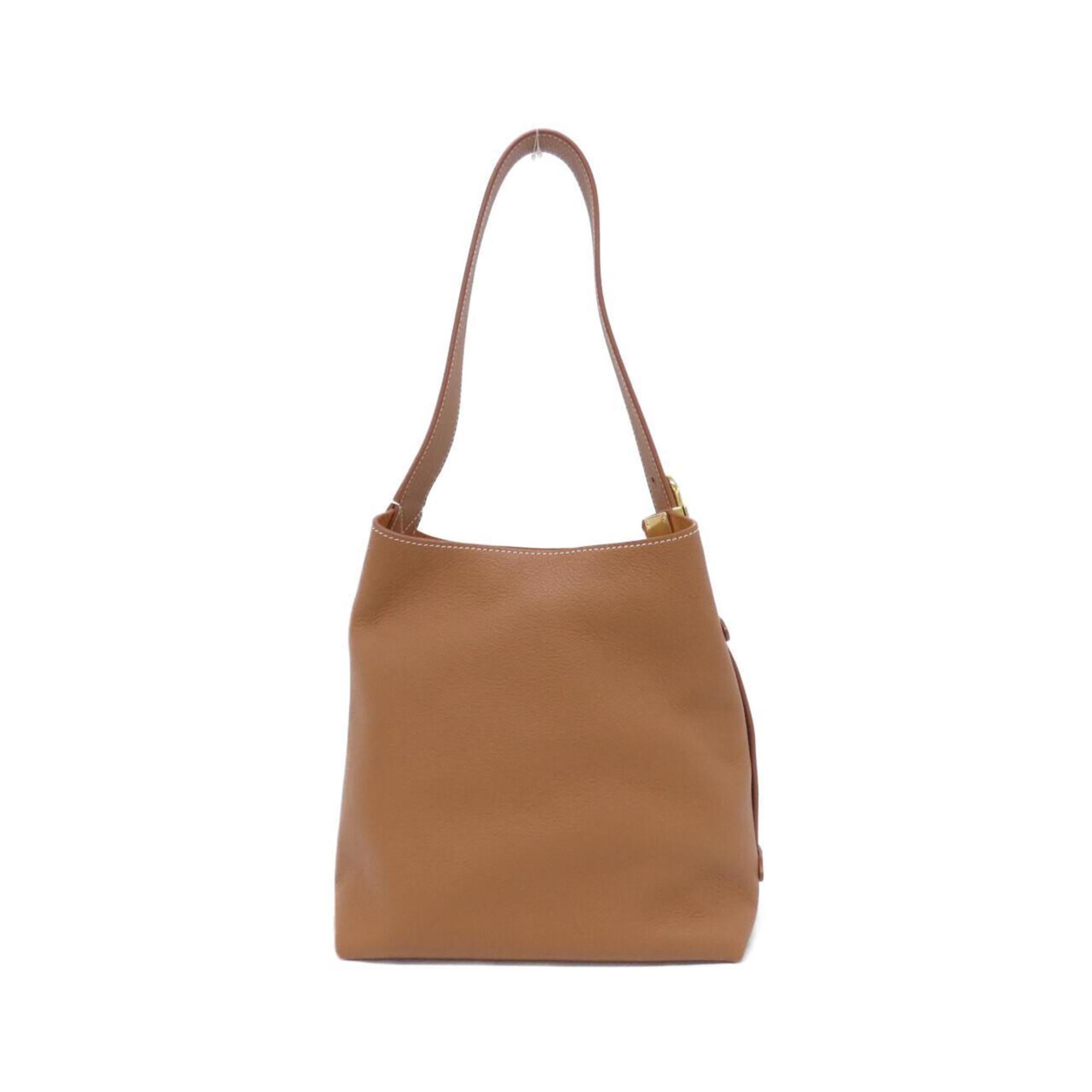 Louis Vuitton Cognac Leather Shoulder Bag (Pre-Owned)