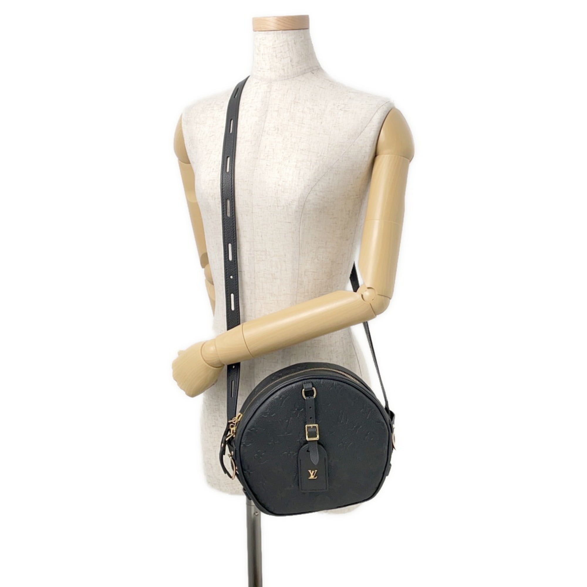 Louis Vuitton Monogram Empreinte Black Noir Monogram Empreinte Shoulder Bag (Pre-Owned)