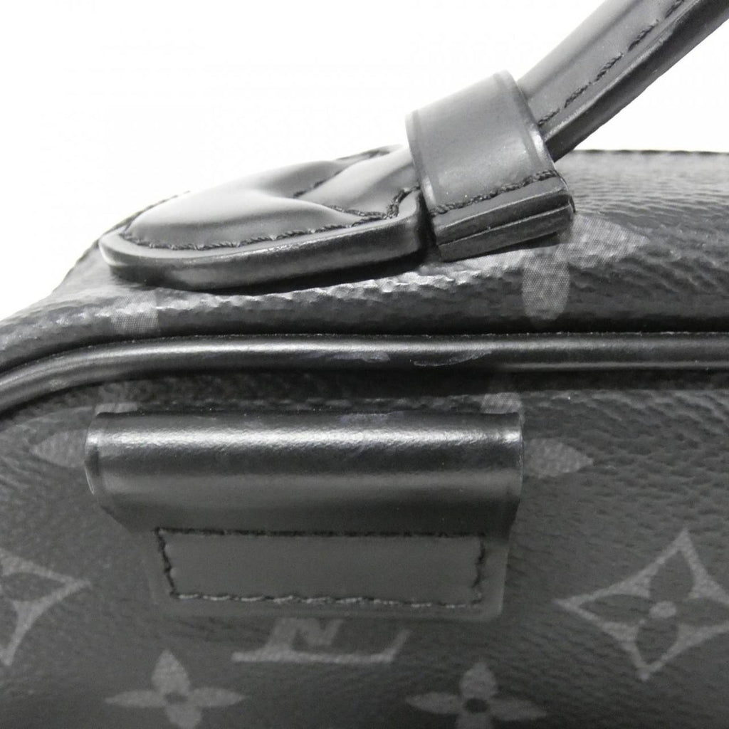 Louis Vuitton Black Coated Canvas Shoulder Bag (Pre-Owned)