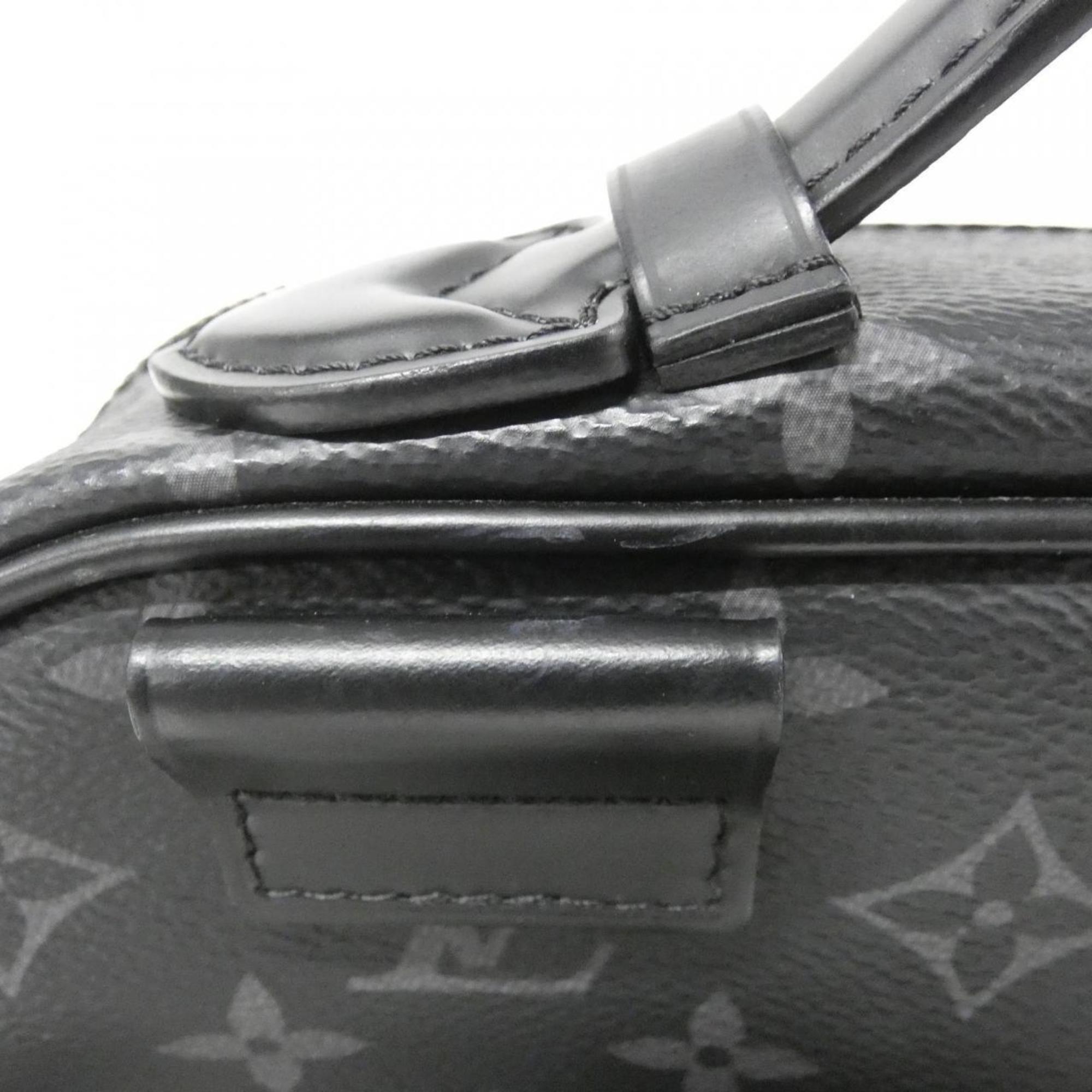Louis Vuitton Black Coated Canvas Shoulder Bag (Pre-Owned)