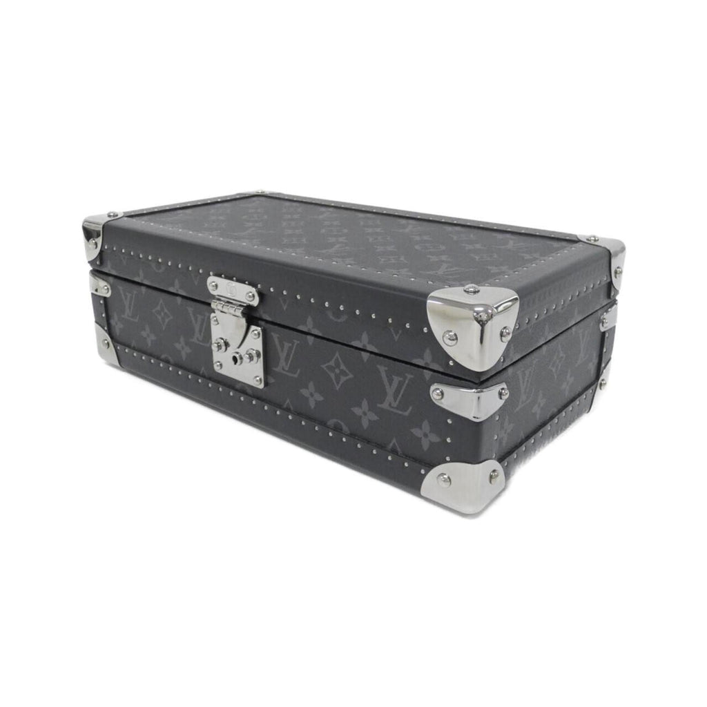 Louis Vuitton Black Coated Canvas Attaché Case (Pre-Owned)