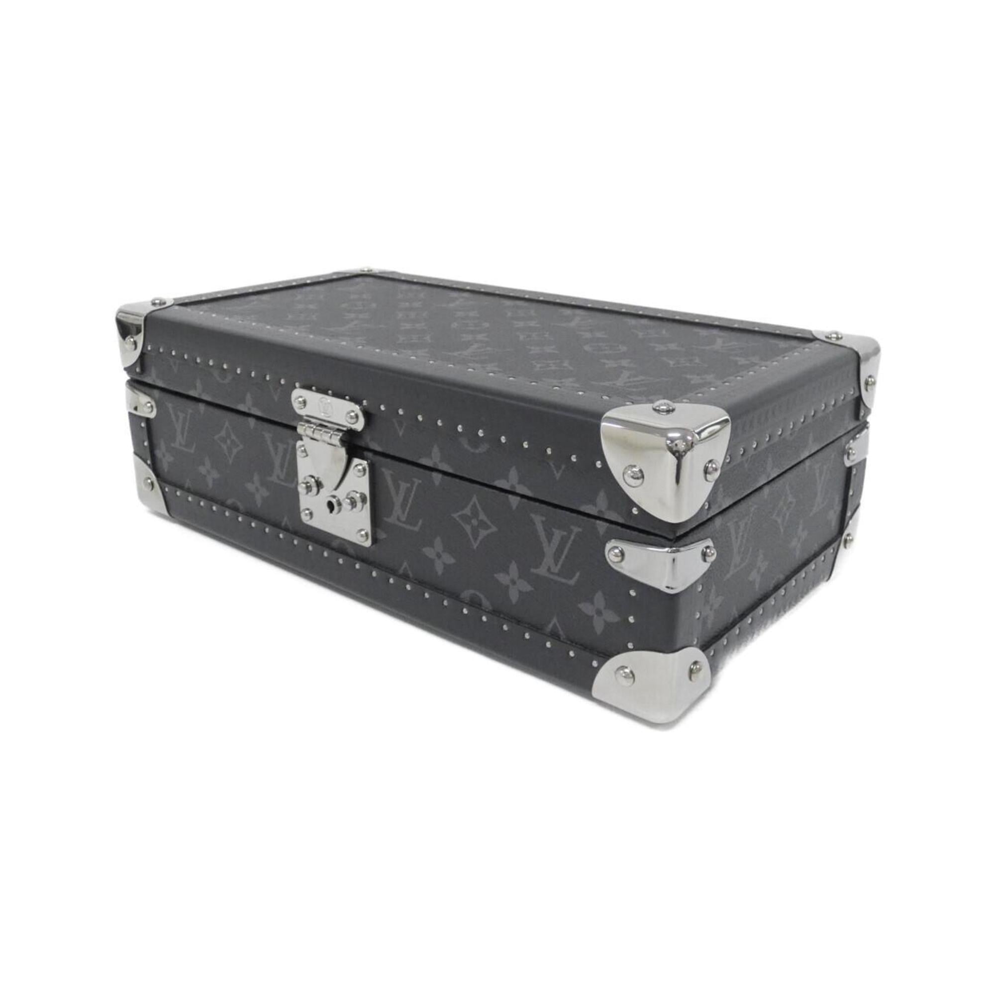 Louis Vuitton Black Coated Canvas Attaché Case (Pre-Owned)