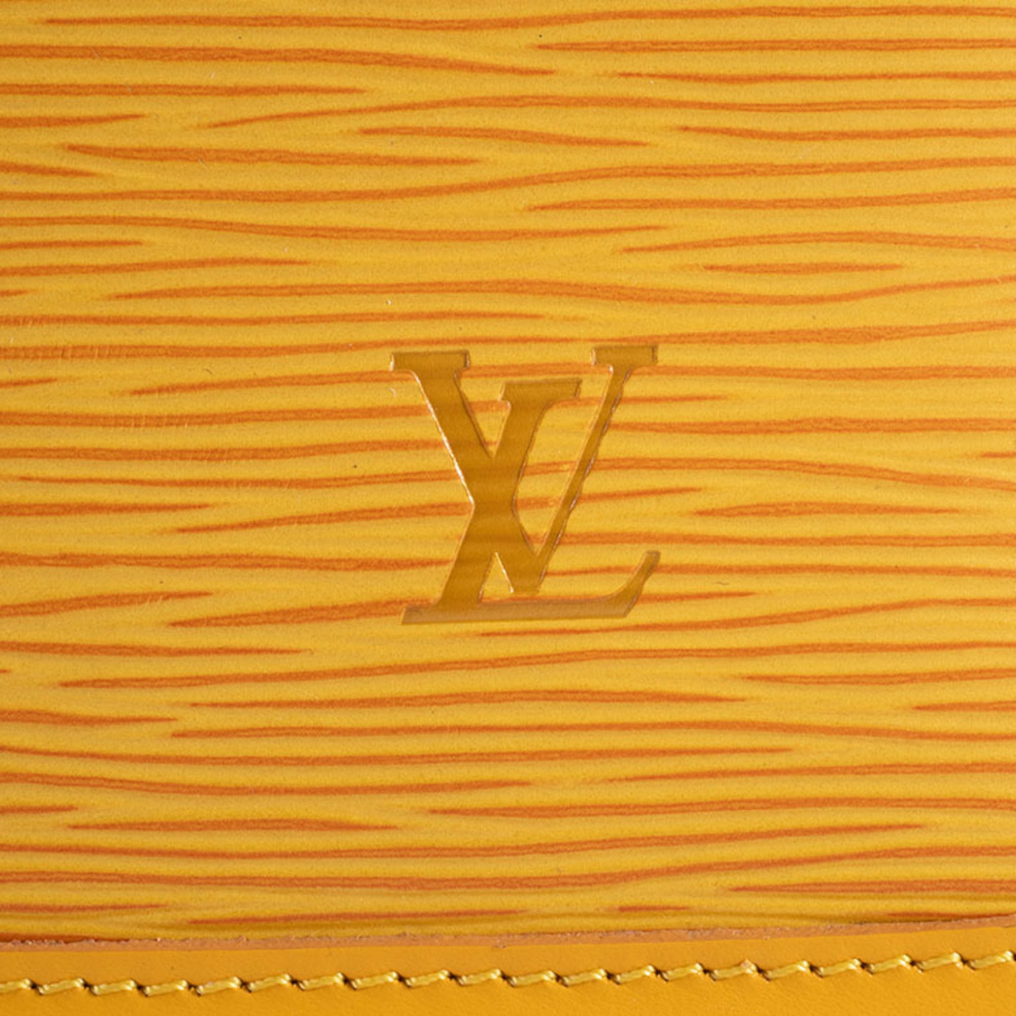 Louis Vuitton Yellow Epi Leather Shoulder Bag (Pre-Owned)