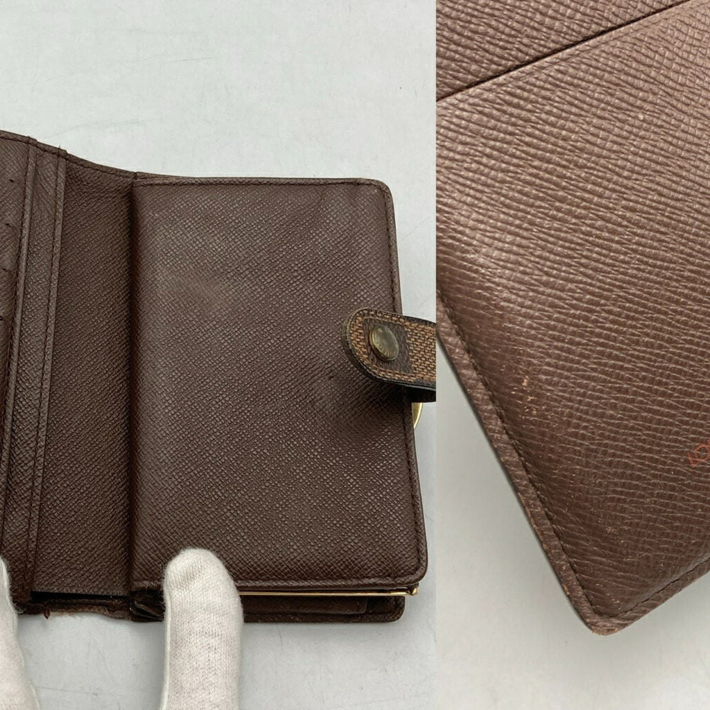 Louis Vuitton Brown Pvc Leather Wallet (Bi-Fold) (Pre-Owned)