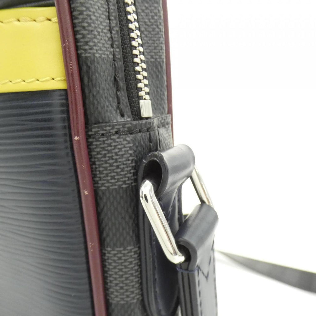 Louis Vuitton Graphite Coated Canvas Leather Shoulder Bag (Pre-Owned)