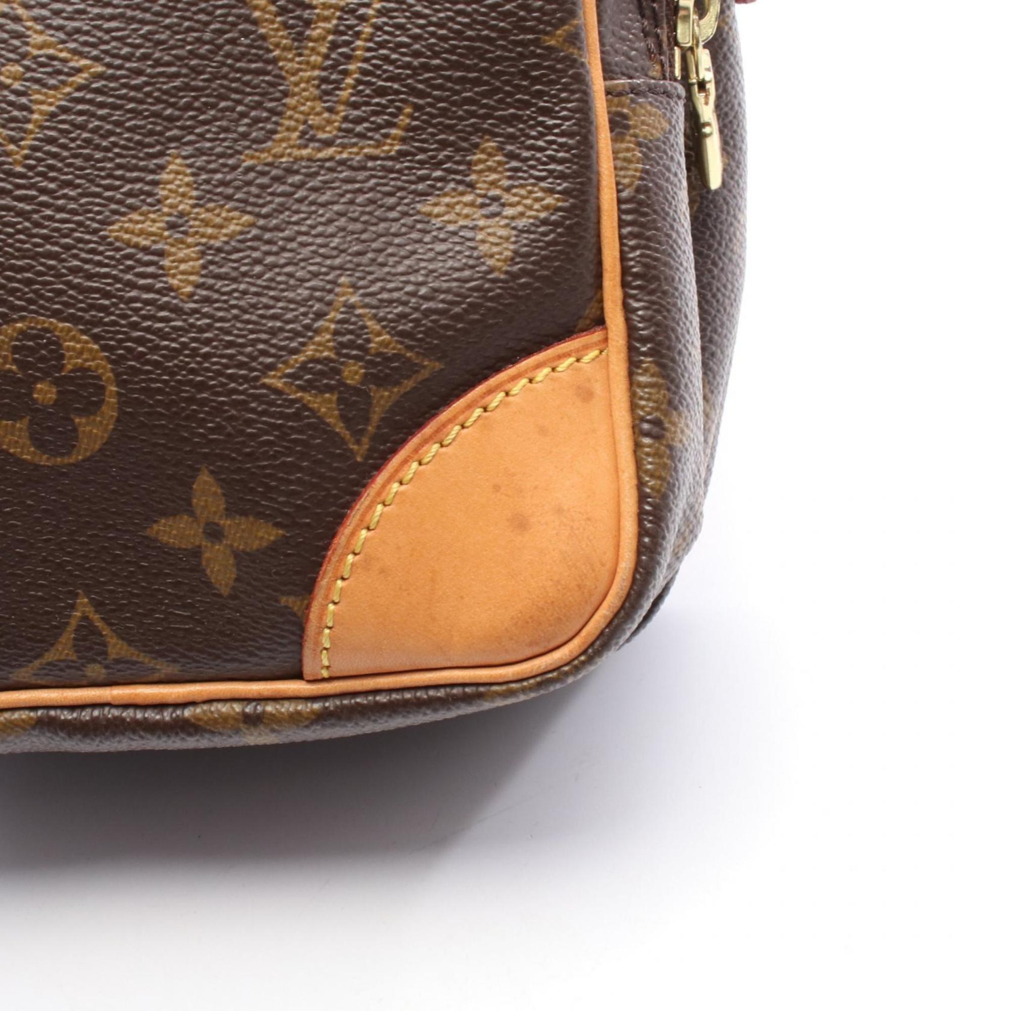 Louis Vuitton Brown Monogram Coated Canvas Shoulder Bag (Pre-Owned)