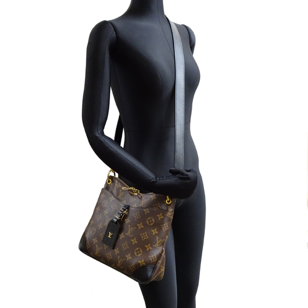 Louis Vuitton Black Brown Monogram Noir Monogram Shoulder Bag (Pre-Owned)