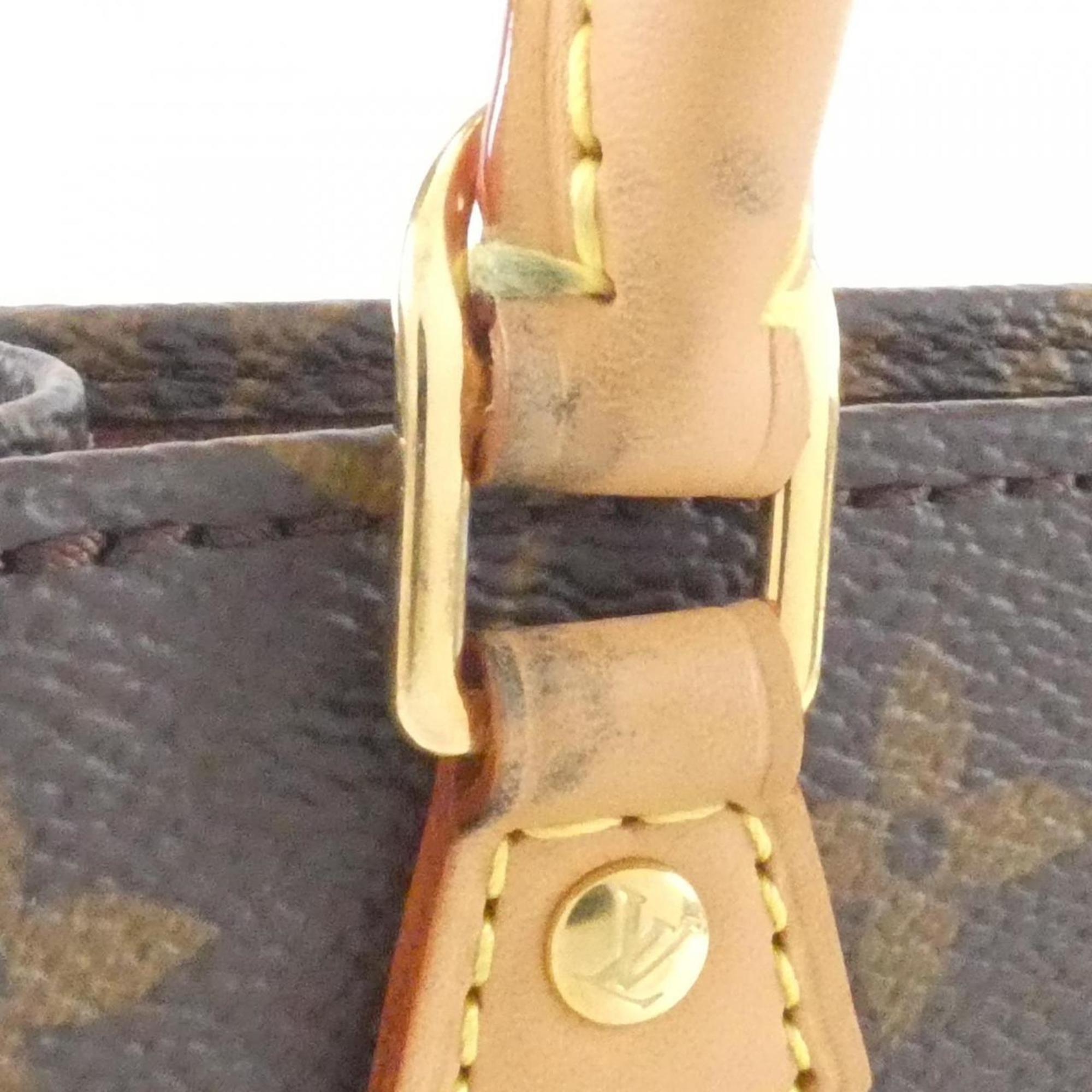 Louis Vuitton Marron Coated Canvas Handbag (Pre-Owned)
