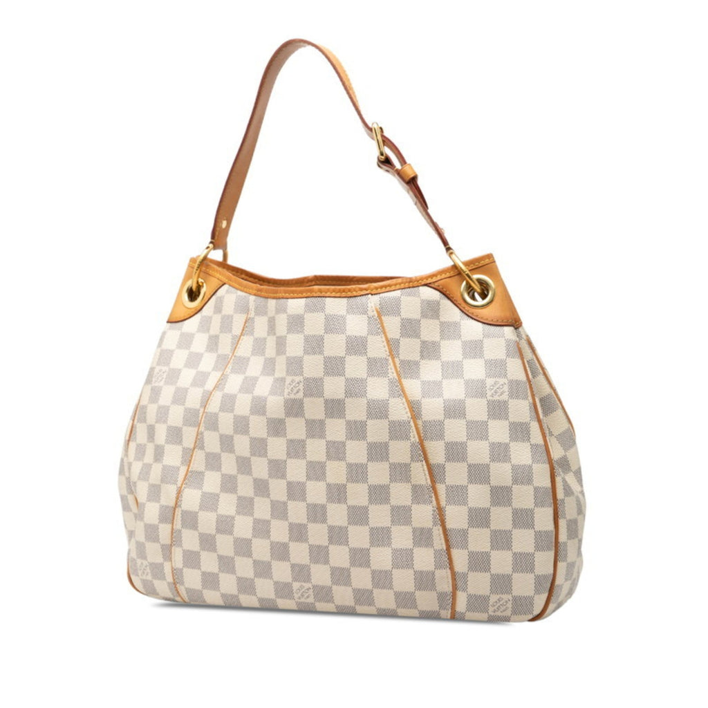 Louis Vuitton White Pvc Leather Shoulder Bag (Pre-Owned)