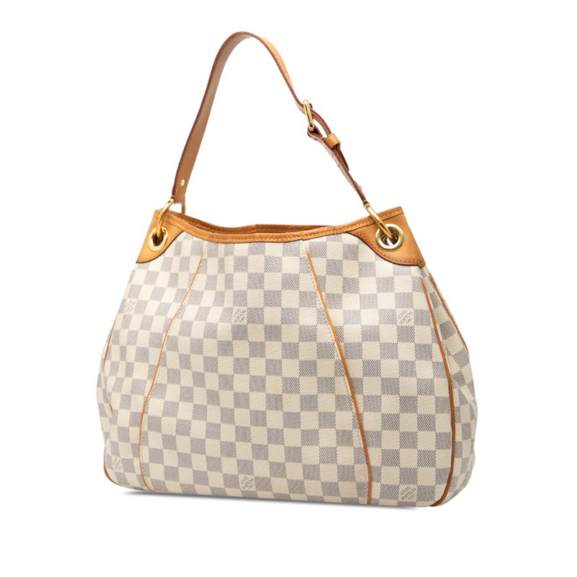 Louis Vuitton White Pvc Leather Shoulder Bag (Pre-Owned)