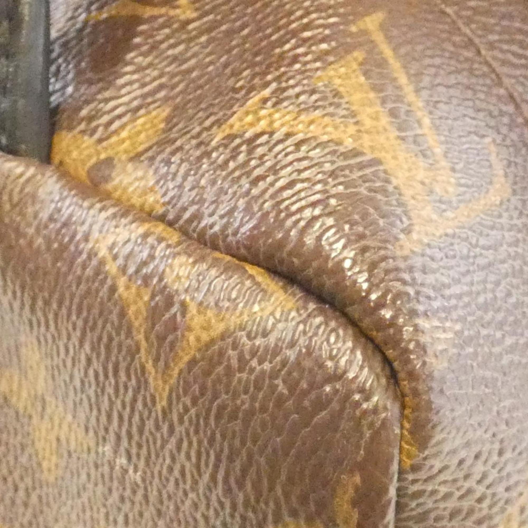 Louis Vuitton Marron Coated Canvas Backpack (Pre-Owned)