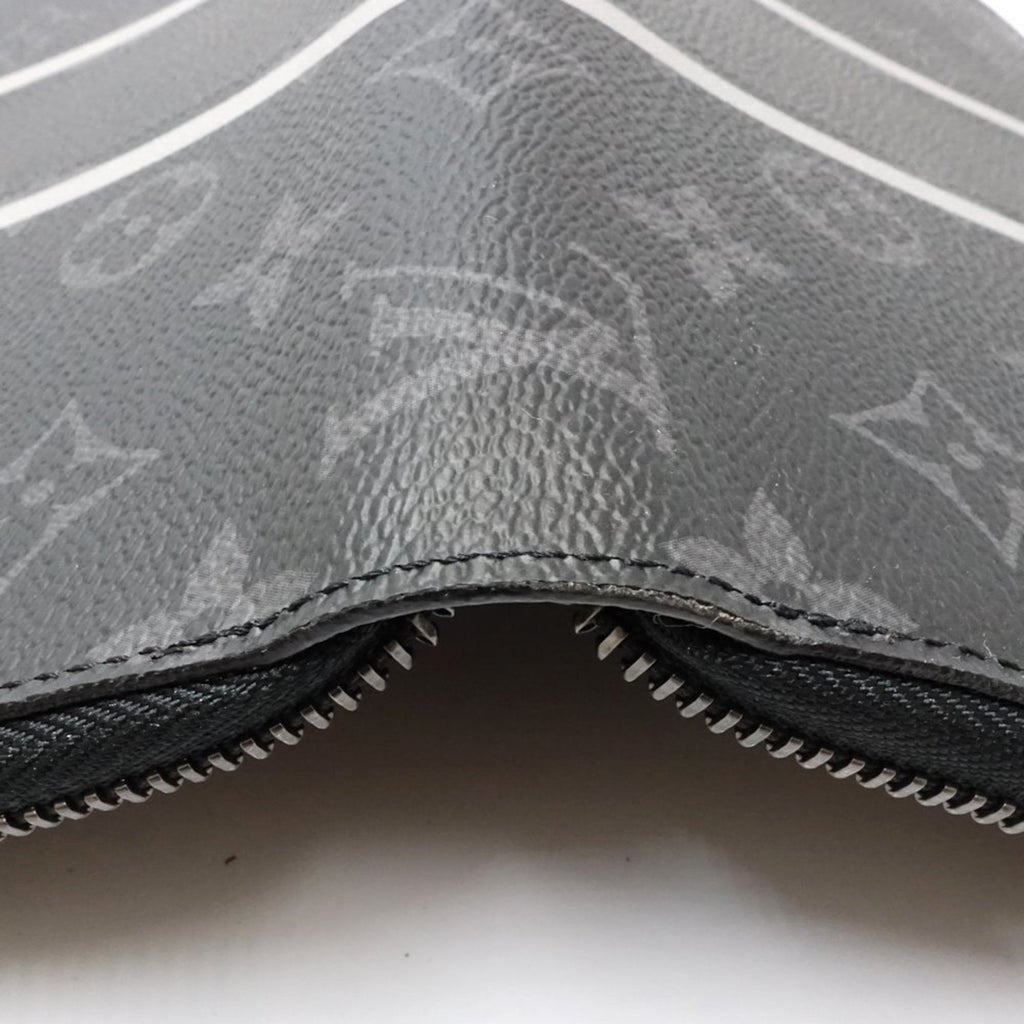 Louis Vuitton Monogram Eclipse Noir Monogram Eclipse Long Wallet (Bi-Fold) (Pre-Owned)