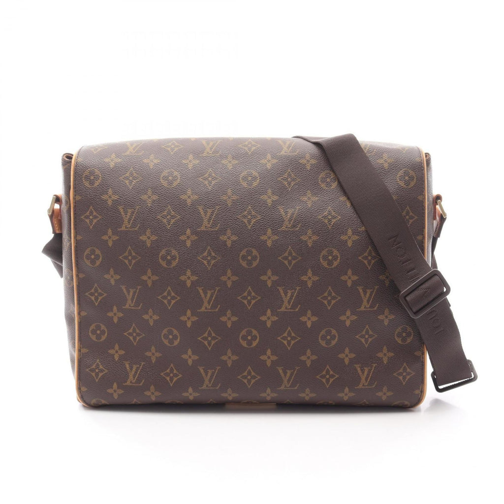 Louis Vuitton Brown Coated Canvas Leather Shoulder Bag (Pre-Owned)