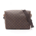 Louis Vuitton Brown Coated Canvas Leather Shoulder Bag (Pre-Owned)
