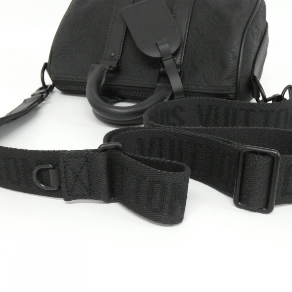 Louis Vuitton Black Leather Boston Bag (Pre-Owned)