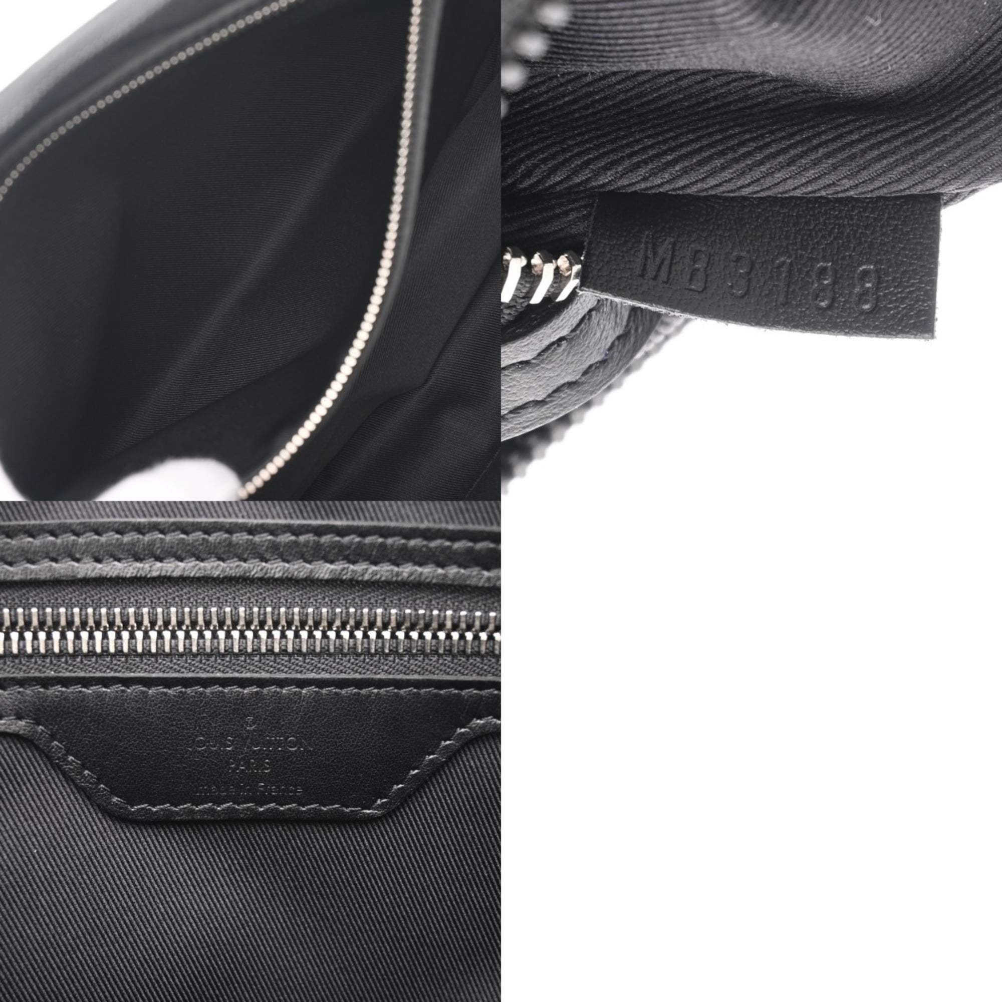Louis Vuitton Black Monogram Canvas Sling Bag (Pre-Owned)