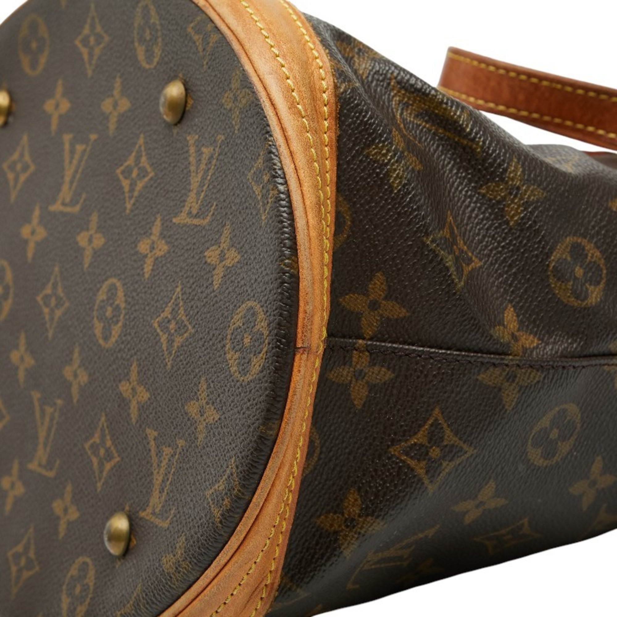 Louis Vuitton Brown Pvc Leather Shoulder Bag Tote Bag (Pre-Owned)