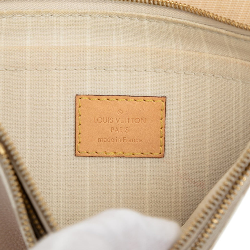 Louis Vuitton Pink Beige Pvc Leather Shoulder Bag (Pre-Owned)