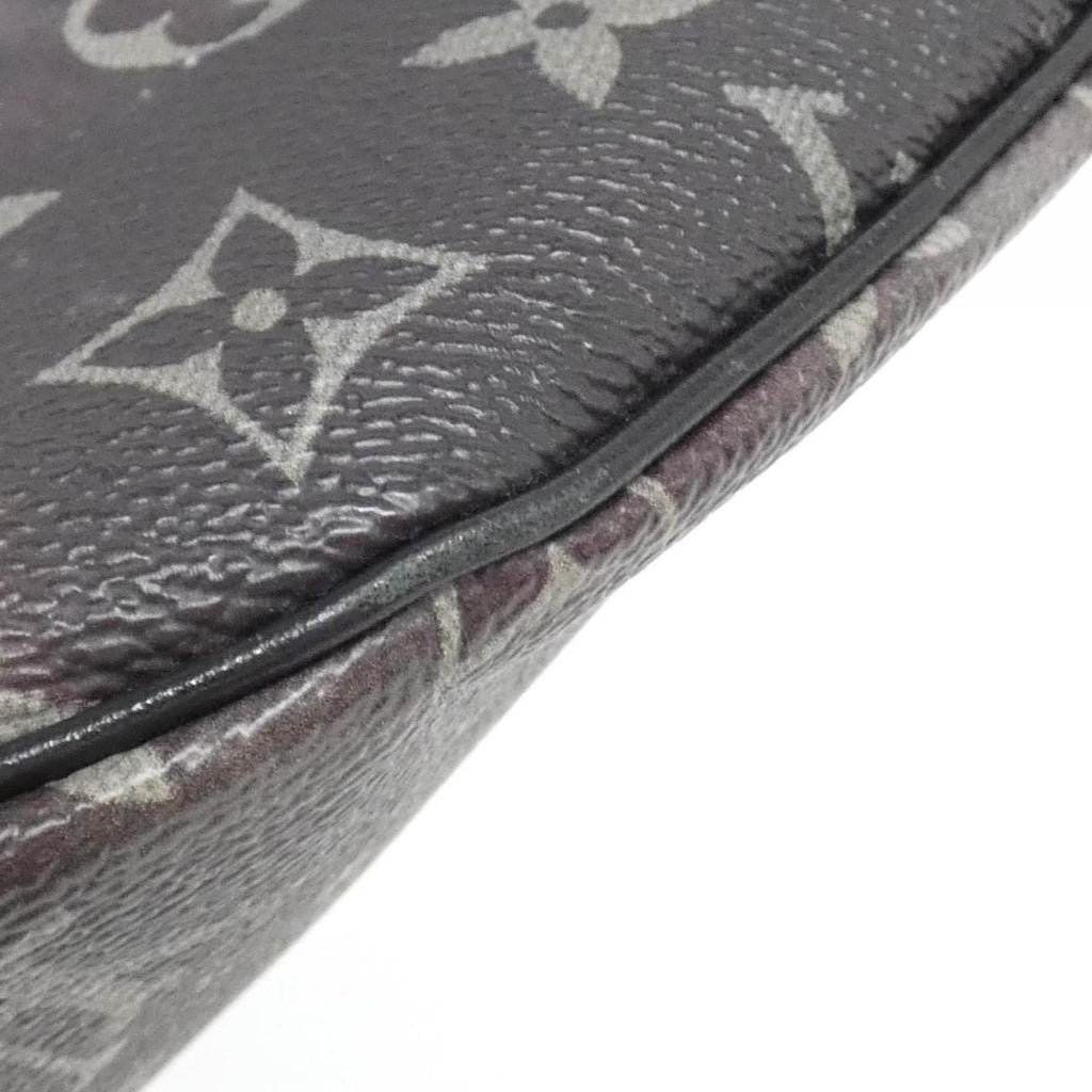 Louis Vuitton Silver Coated Canvas Shoulder Bag (Pre-Owned)