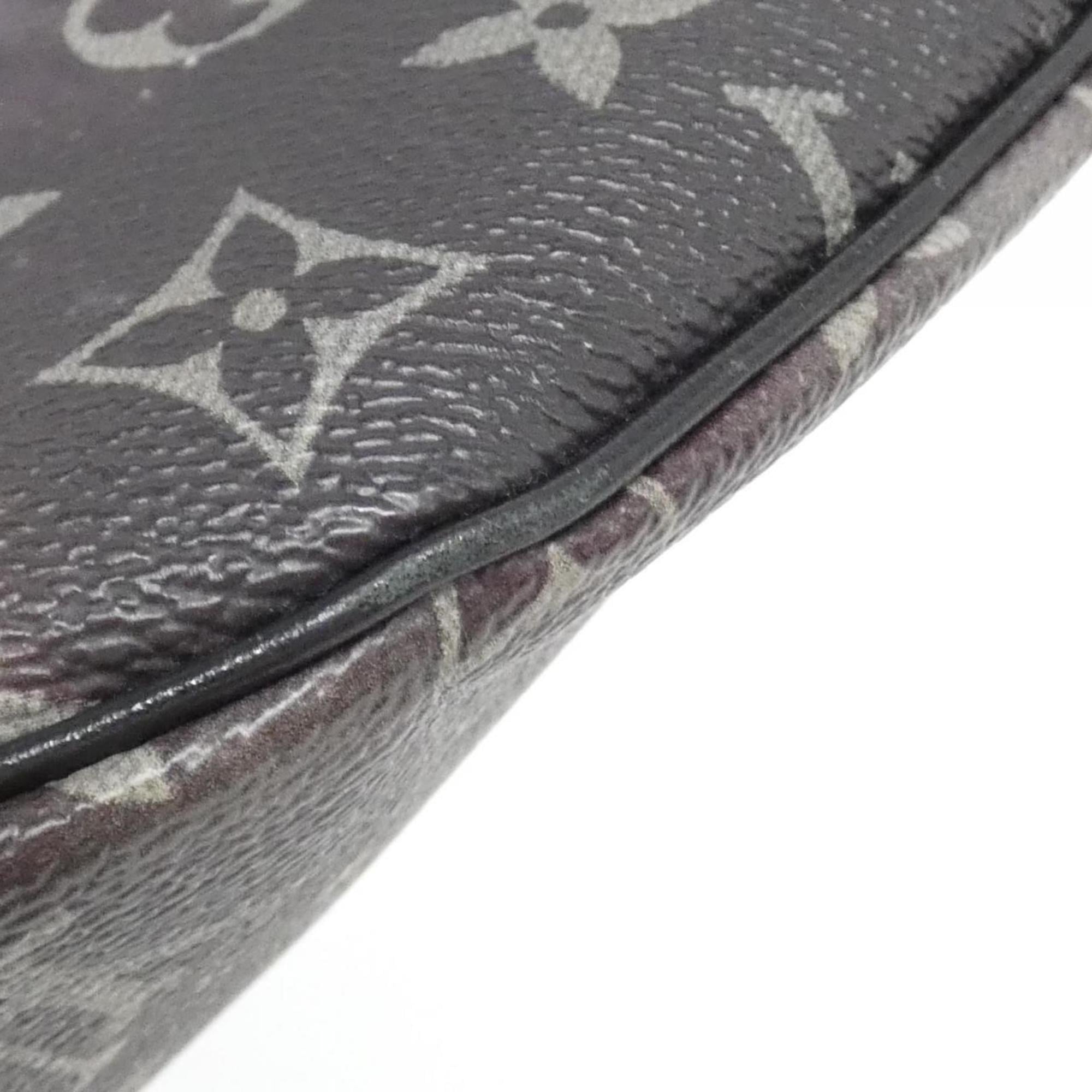 Louis Vuitton Silver Coated Canvas Shoulder Bag (Pre-Owned)