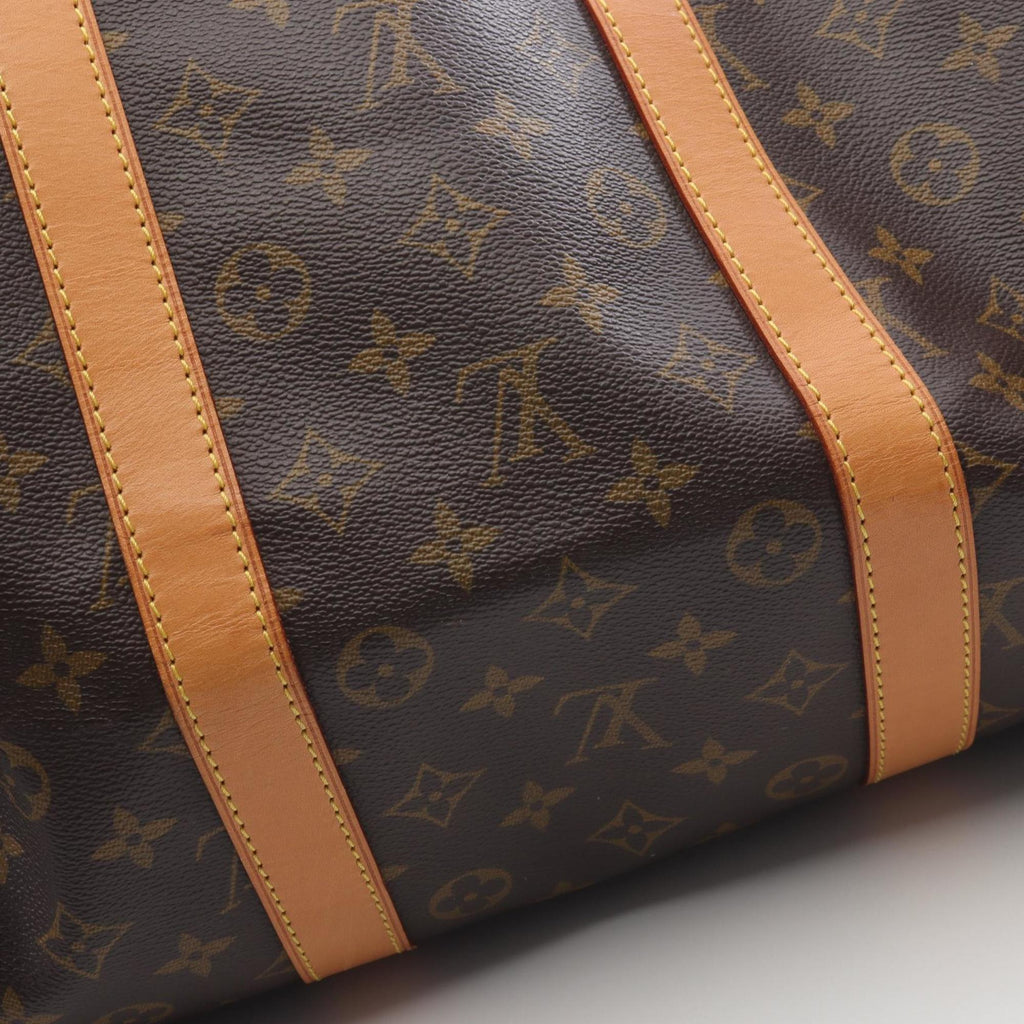 Louis Vuitton Brown Coated Canvas Pvc Monogram Leather Boston Bag (Pre-Owned)