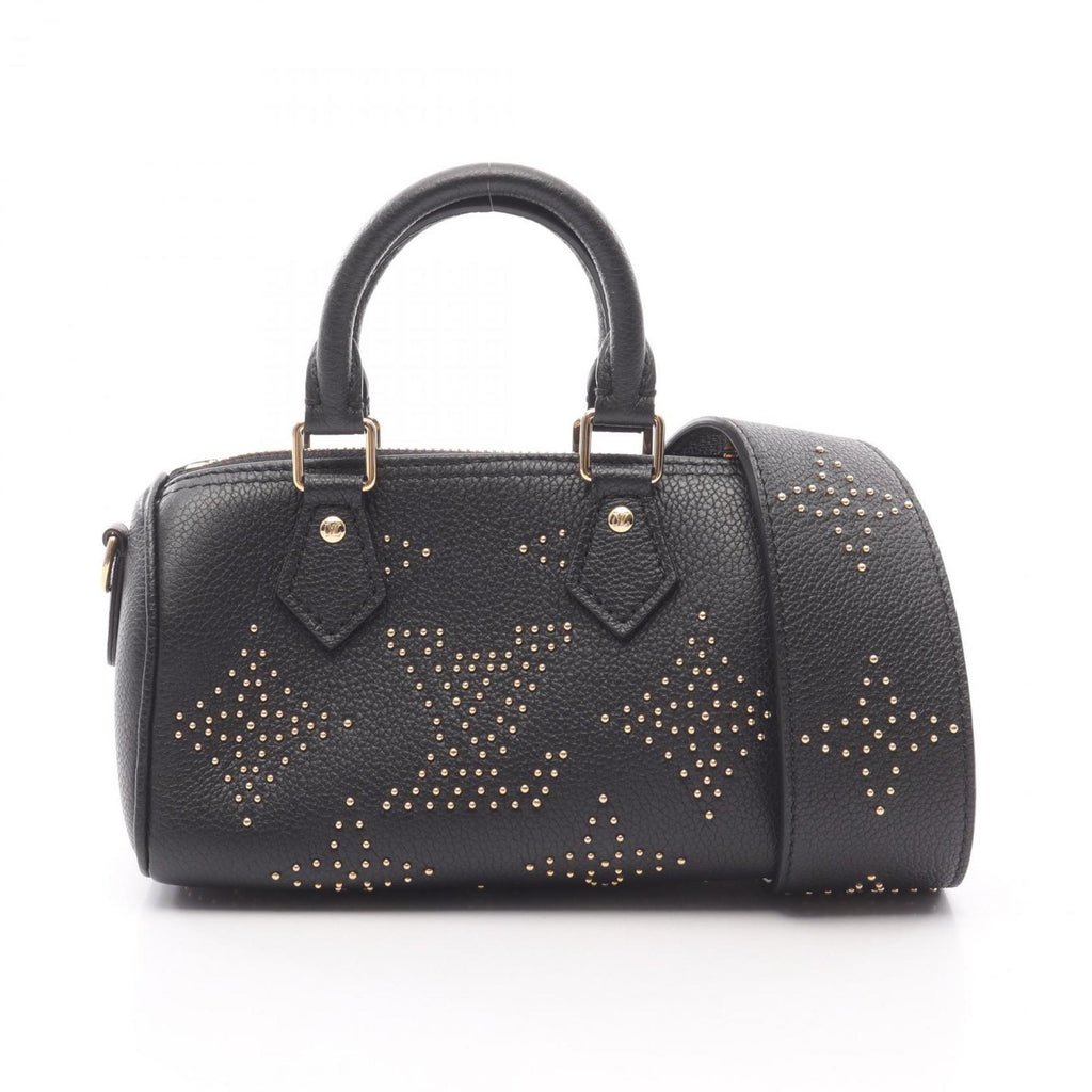 Louis Vuitton Black Leather Handbag (Pre-Owned)