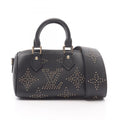 Louis Vuitton Black Leather Handbag (Pre-Owned)